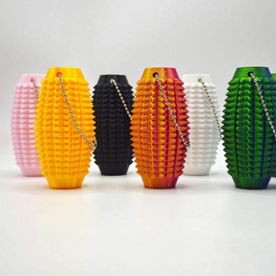 Spiky Grippie Stim Fidget Toy Stress Relief Teens Adults Pocket 3D Printed Pain Stimming Tool Portable Handheld Bumpy Roller Sensory Toy