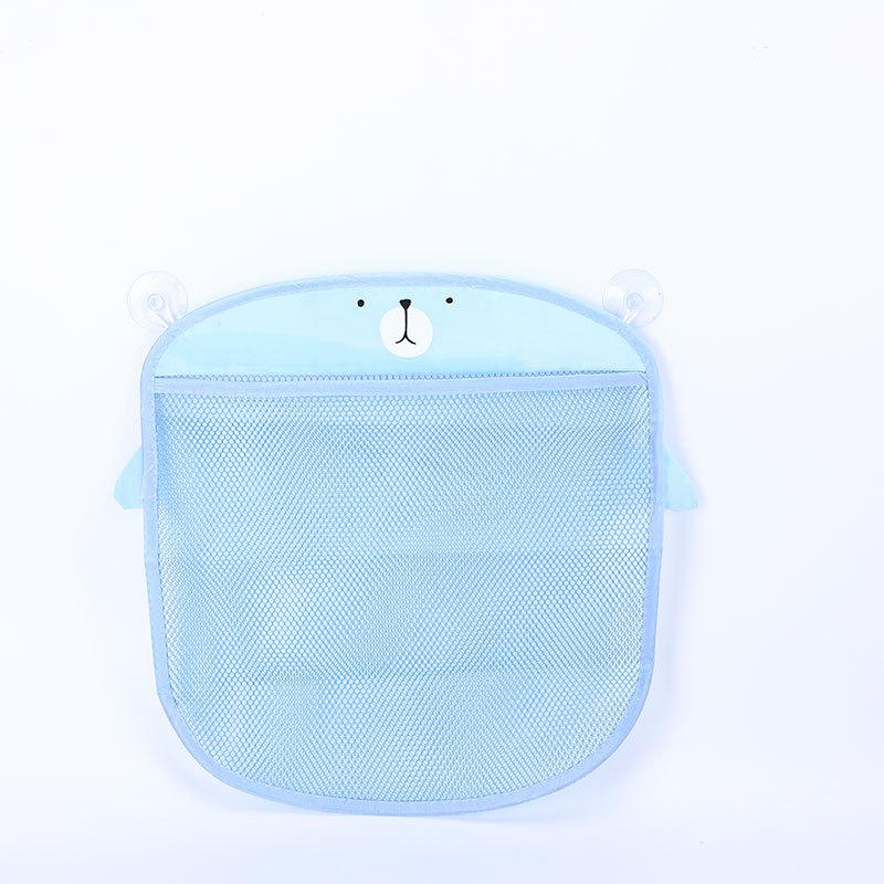 Mesh Baby Bath Toy Storage Bags Sucker Design Baby Bath Organizers for Bathtub Toys Cartoon Animal Cloth Sand Toys Storage Net