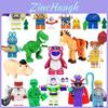 8ks Toy Story Stavebnice Kostky Buzz Rakeťák Woody DIY Dárek Děti