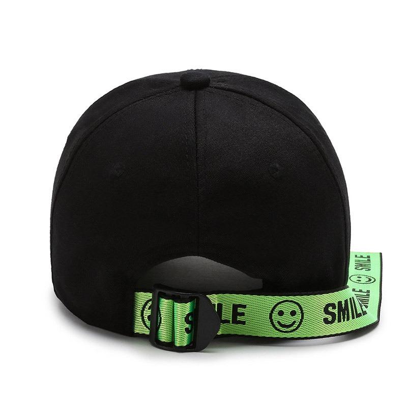 Hat Spring and Autumn New Embroidery Ribbon Baseball Cap Personalized Peaked Hat Outdoor Sun Hat Travel Hat Couple Hat
