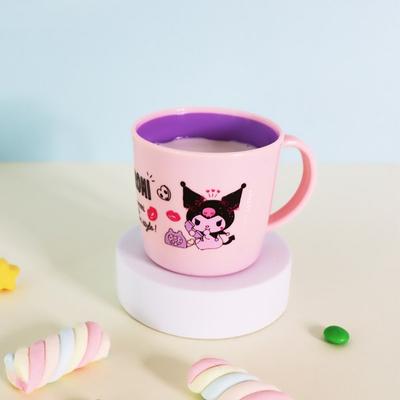 Κούπα με λαβή Lilpang Kuromi διπλού χρώματος, διάφορα χρώματα, 1 τεμάχιο, Δημοφιλή κορεατικά είδη για γονείς