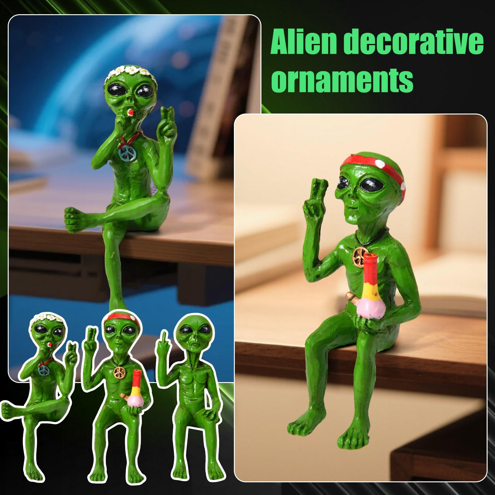 

Strange Alien Statues With Various Shapes Are Your Best Choice For Gifts One Size зелёный