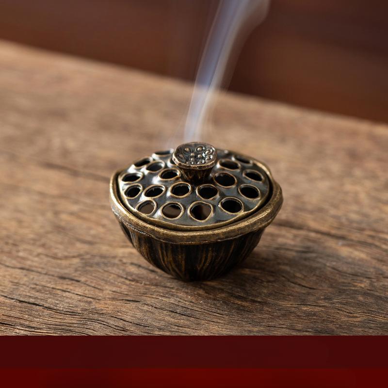 

Ретро сплава Курильница Горелка Мини Украшения Китайская Древняя Курильница Чайный Стол Декор 1pc