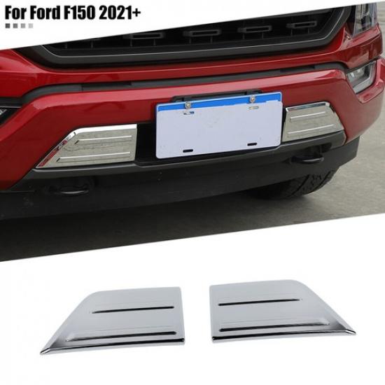 

Chrome Front Bumper Corner Decor Panel Cover Trim For Ford F150 + Accessorie