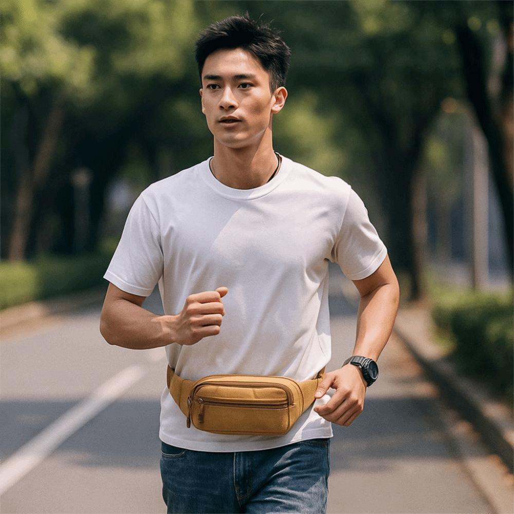 Large Capacity Sports Waist Bag Portable Running Fanny Pack Men Chest Bag  Cycling