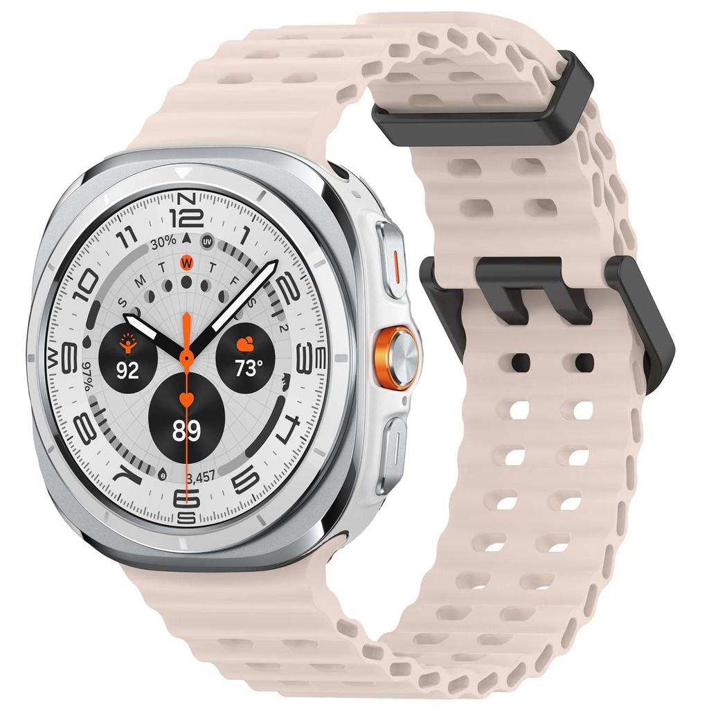 Original Band FOR Samsung Galaxy watch Ultra 47mm accessories Marine Silicone Sport Bracelet Correa Galaxy watch 7 Ultra Straps