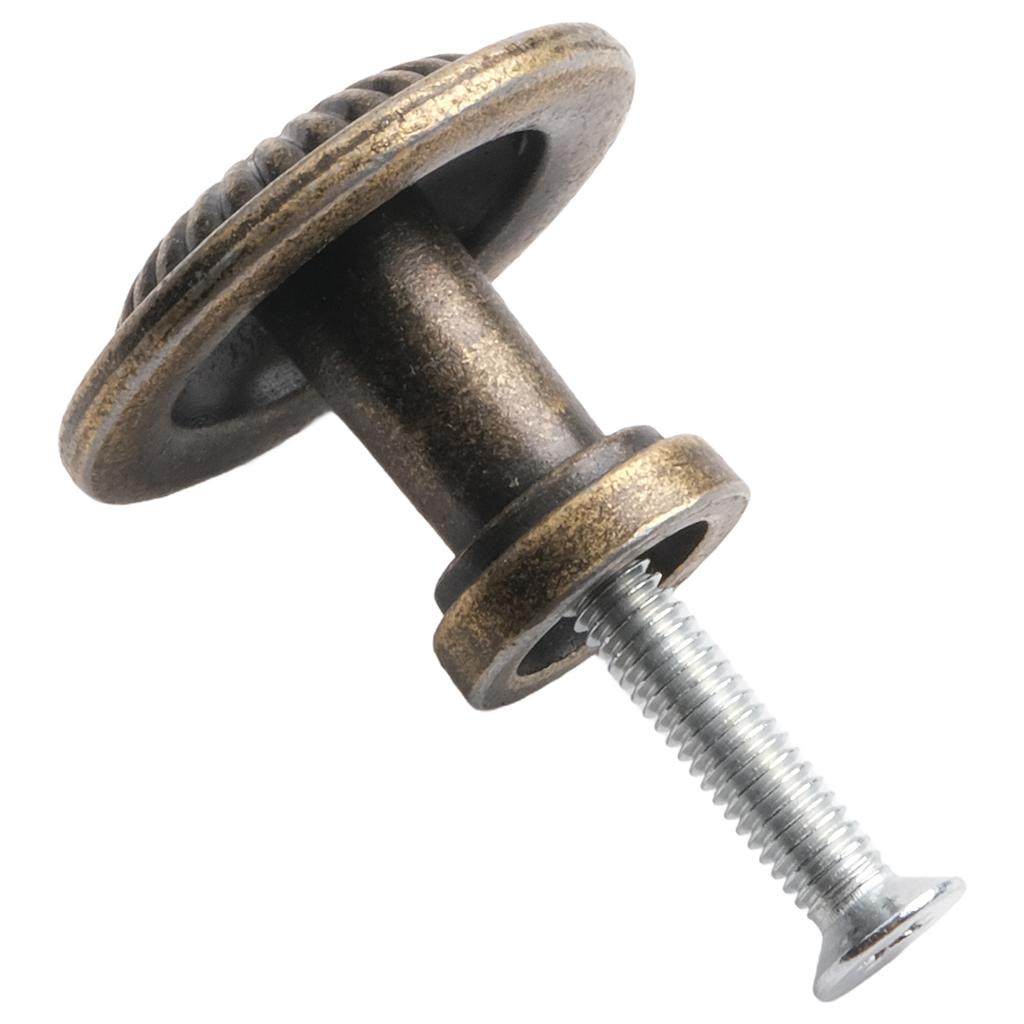 4Pcs Vintage Drawer Handle Bronze Cabinet Knob Drawer Knobs Cupboard Wardrobe Furniture Pulls Handle Wooden Box Jewelry Box Knob