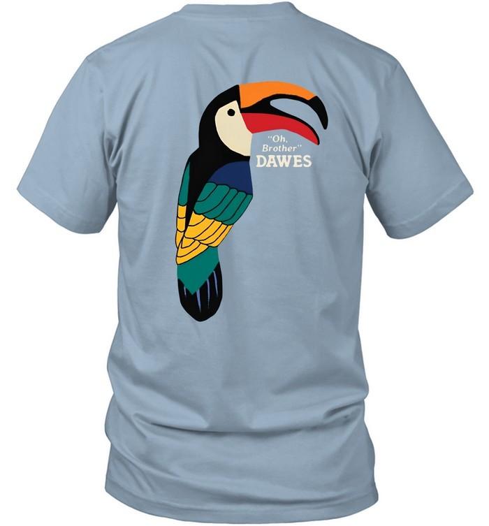 Dawes The Band Oh Brother Toucan Shirt 2024 Concert Graphic Music Tee Unisex T-Shirt L