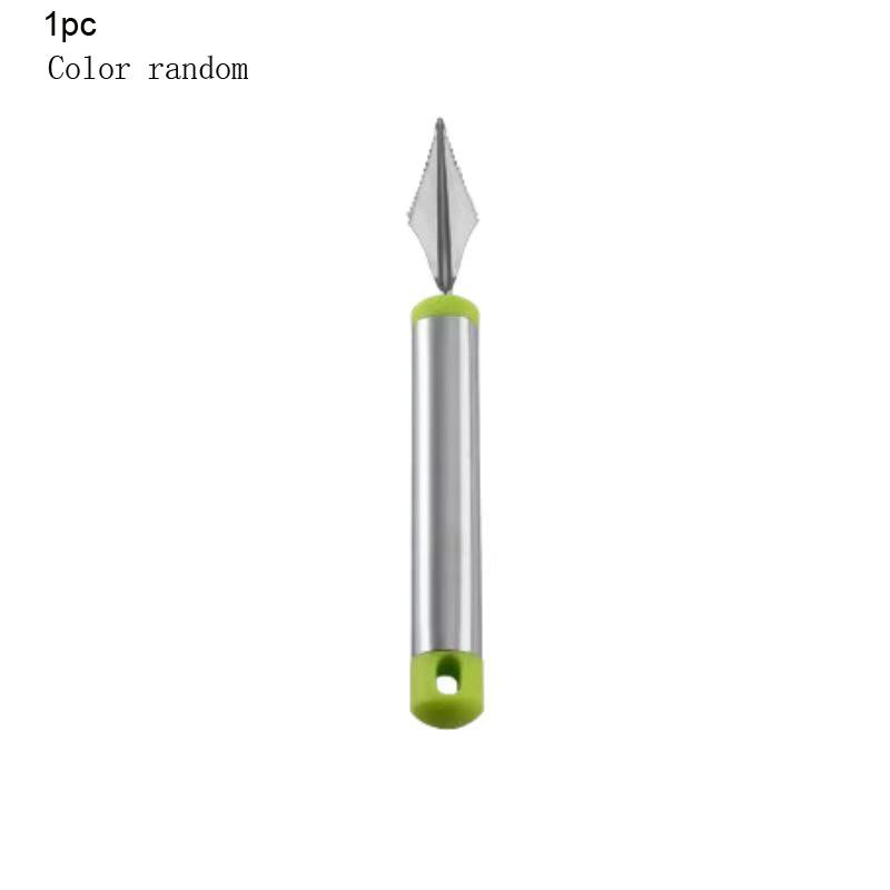 3Pcs/set Stainless Steel Fruit Tool Set Watermelon Ball Scoop Apple Corer Remover Fruit Carving Knife Fruit Pulp Separator Tools