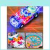 Childrens Electric Toy Car With Rotating Wheels And Colorful Lights For Boys Playroom