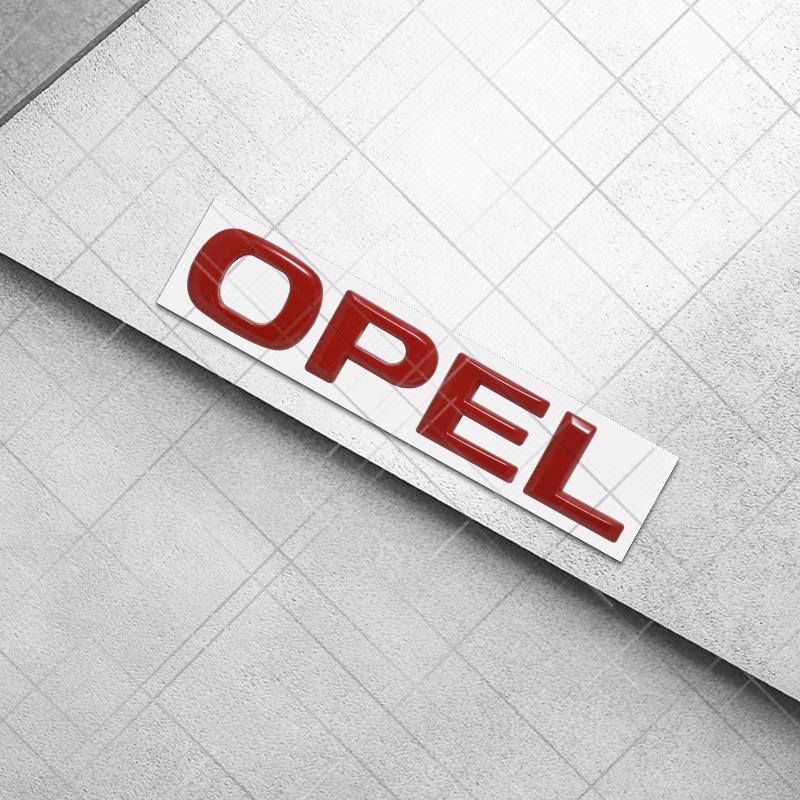 Metall 3D Für OPEL Corsa Logo Astra Adam Insignia GTC Movano Zafira Auto Styling Heckklappe Buchstaben Emblem Aufkleber Auto Zubehör