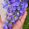 Wisteria Artificial Flower Vine Hanging Decoration for Ceilings and Air Conditioning Pipes