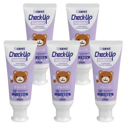 Lion DENT Check-Up Kodomo 60g (5 Sticks (Grape))