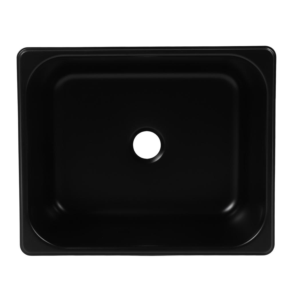 320 X 260 X 150mm RV Sink 304 Stainless Steel Square Kitchen Bathroom Wash Basin Sink with 40mm Outlet for Caravan Food