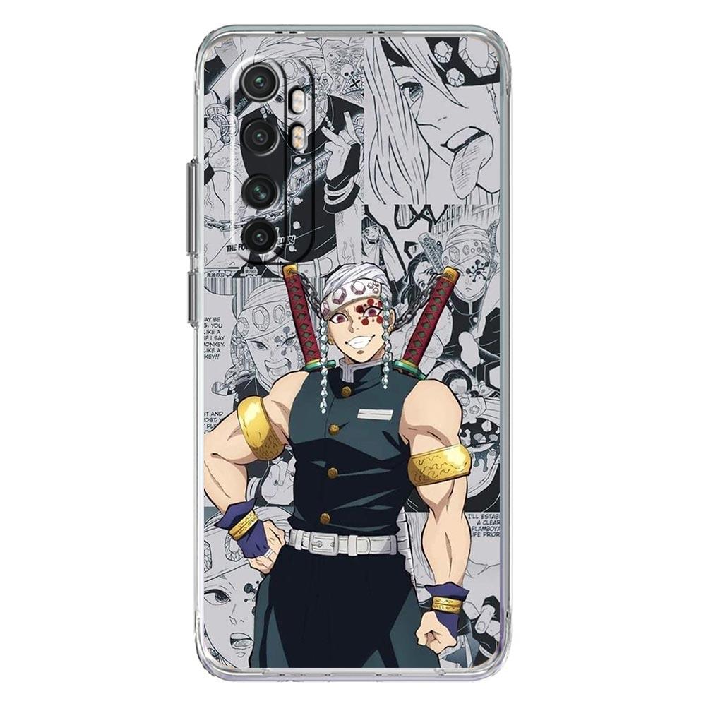 Demon Slayer Kimetsu no Yaiba Anime pentru Xiaomi Poco X3 NFC F3 M3 X4 M4 Pro 5G Husa de telefon Mi 11 Lite Ultra 11T 11X 12 11i Husa