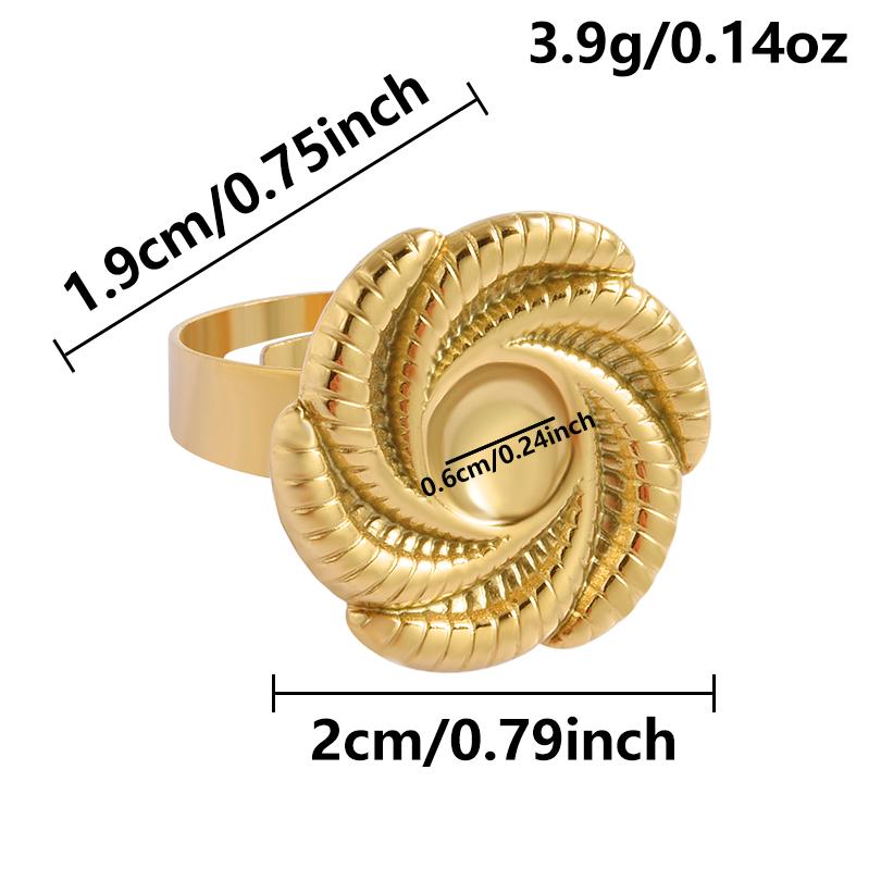 1/5 Stück Echtvergoldeter Cabochon-Ring Rund Oval Leere Tablettbasis Edelstahlringe Für Damen Herren Handgefertigte Emaille-Accessoires