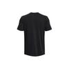 Under Armour American Retro Logo Print Crew Neck T-Shirt Men Tops Black 1376801-001