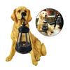 Garden Ornament with Illuminated Dogs Decorative Outdoor Lighting
