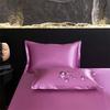 Waterproof Silk Silky Stain Pillowcase Silky Pillowcase Natural Silk Pillowcase Mulberry Silk Pillow Case Bedbug Proof & Allergy