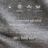Hengyuanxiang Men's 100% Pure Wool Round Neck Thermal Sweater