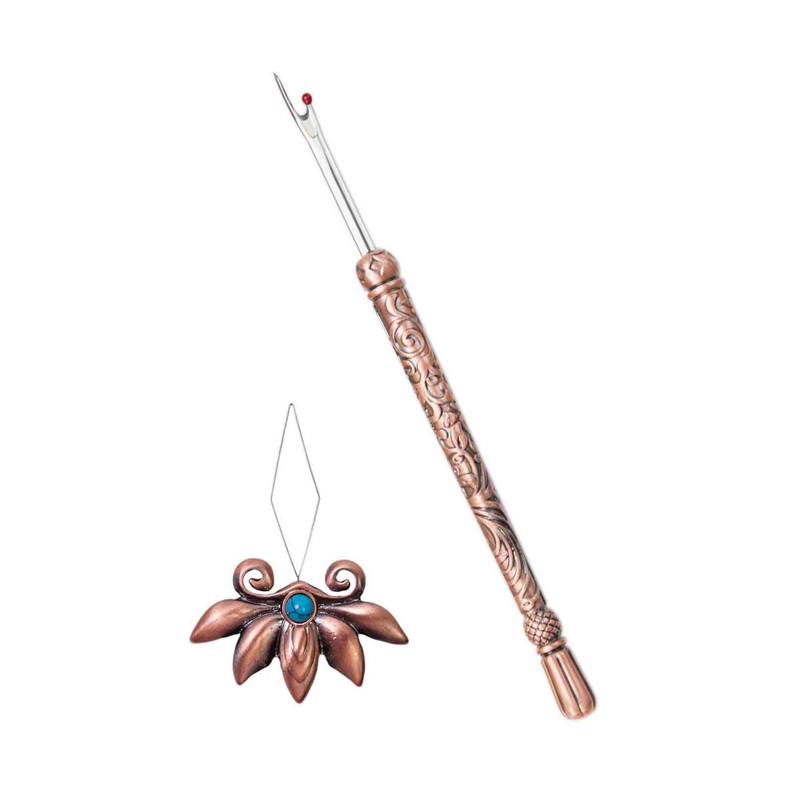 

Винтажный набор распарывателя швов и металлического нитевдевателя Иструмент для удаления ниток для рукоделия вышивки ручной машинной строчки королевский синий