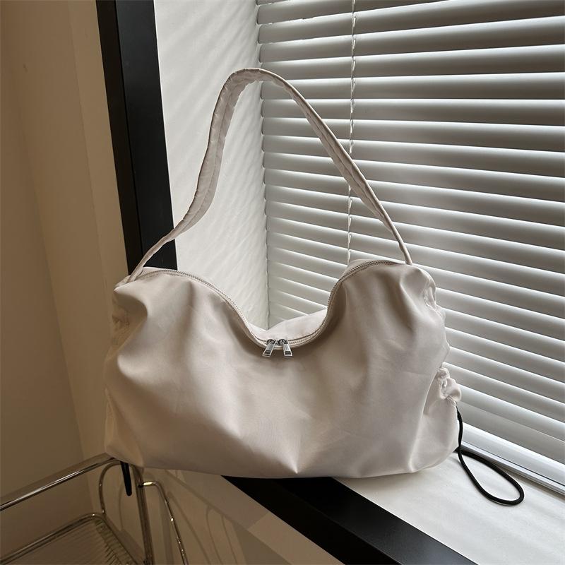 

Summer new casual simple shoulder bag versatile solid color oblique span bag fashionable large capacity tote bag one size fits all