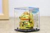 Castle Enterprise S Mini Waving Cat Solar Set of Bulk A Delightful Japanese Souvenir for Comes In a Clear Case Maneki-neko [Maul] (Gold) Powered,