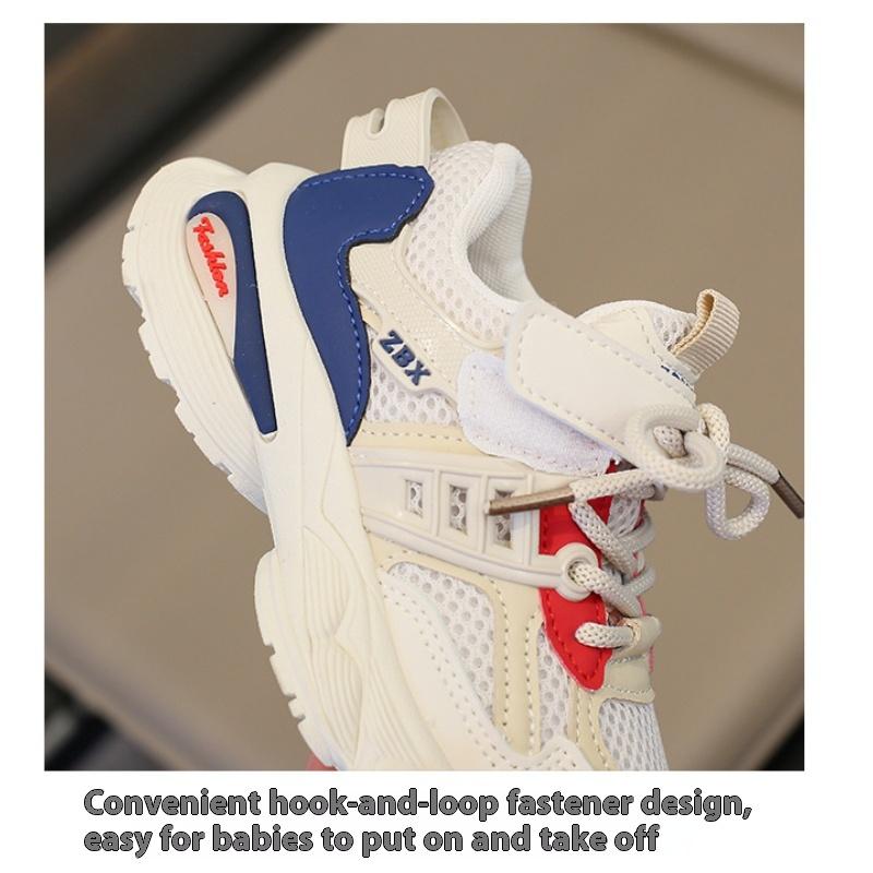 New Spring and Autumn Children's Mesh Boys and Girls Comfortable Soft Sole Running Shoes