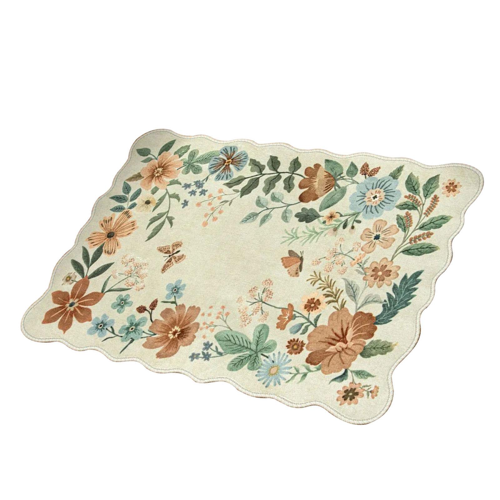 

Small Rugs 60x90cm, Stains Resistant and Washable Floor Mats for Kitchen, Bathroom, and Bedroom Use