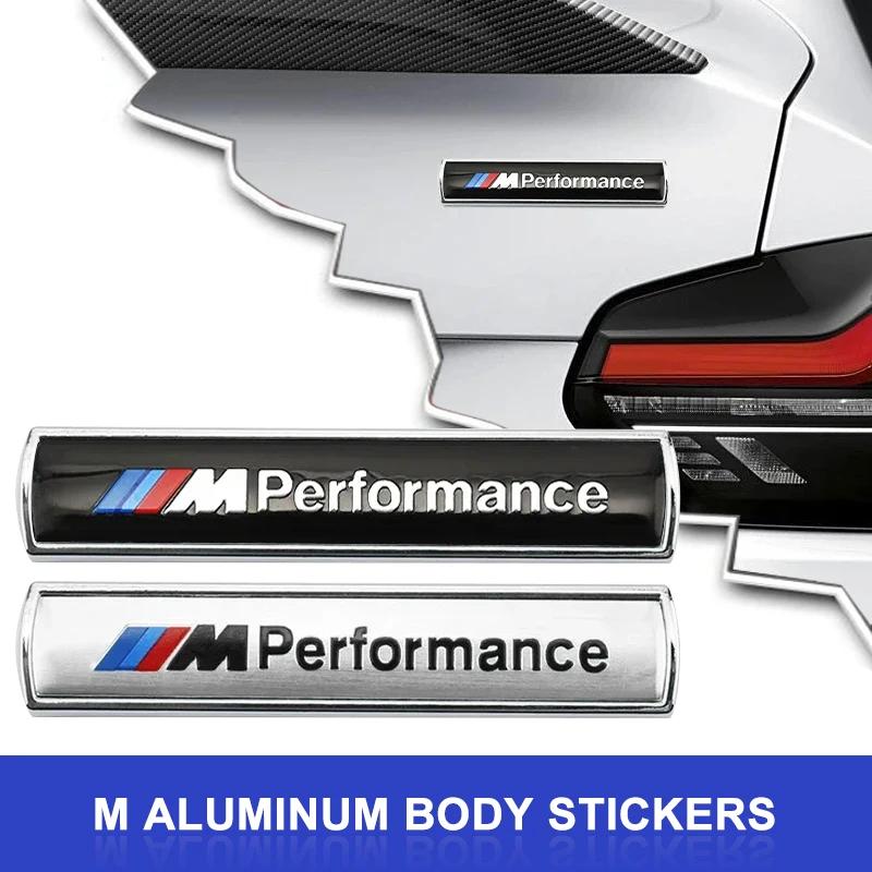 Bilemblem 3D Sportskilt Auto Bakluke/Side Skjerm Klistremerke Tilbehør For BMW E46 E60 G20 G30 M Performance M3 M5 M6 X2 X6