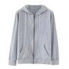 Felpa Unisex Vestibilità Rilassata Streetwear Primavera Autunno Polsino a Coste Felpa con Cappuccio Cappotto per Uso Quotidiano