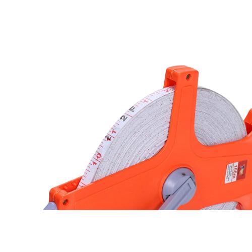 Manaheart 100m Tape Measure, Distance Measuring Tape, for Measuring Grounds, Playgrounds, and Line Drawing, Double-Sided Measuring Tape, Meter and Fee