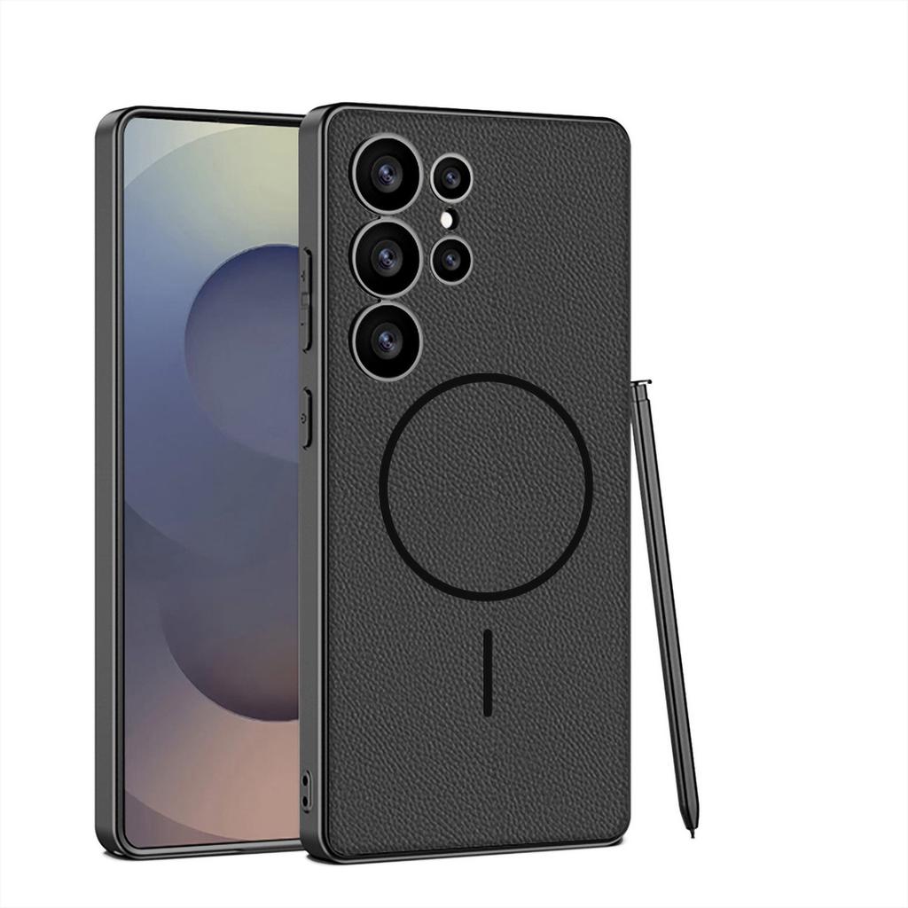 Samsung S25Ultr Premium Mobile Phone Case Thin Circle Magnetic Magsafes25Ultra Wireless Charging Japan and South Korea