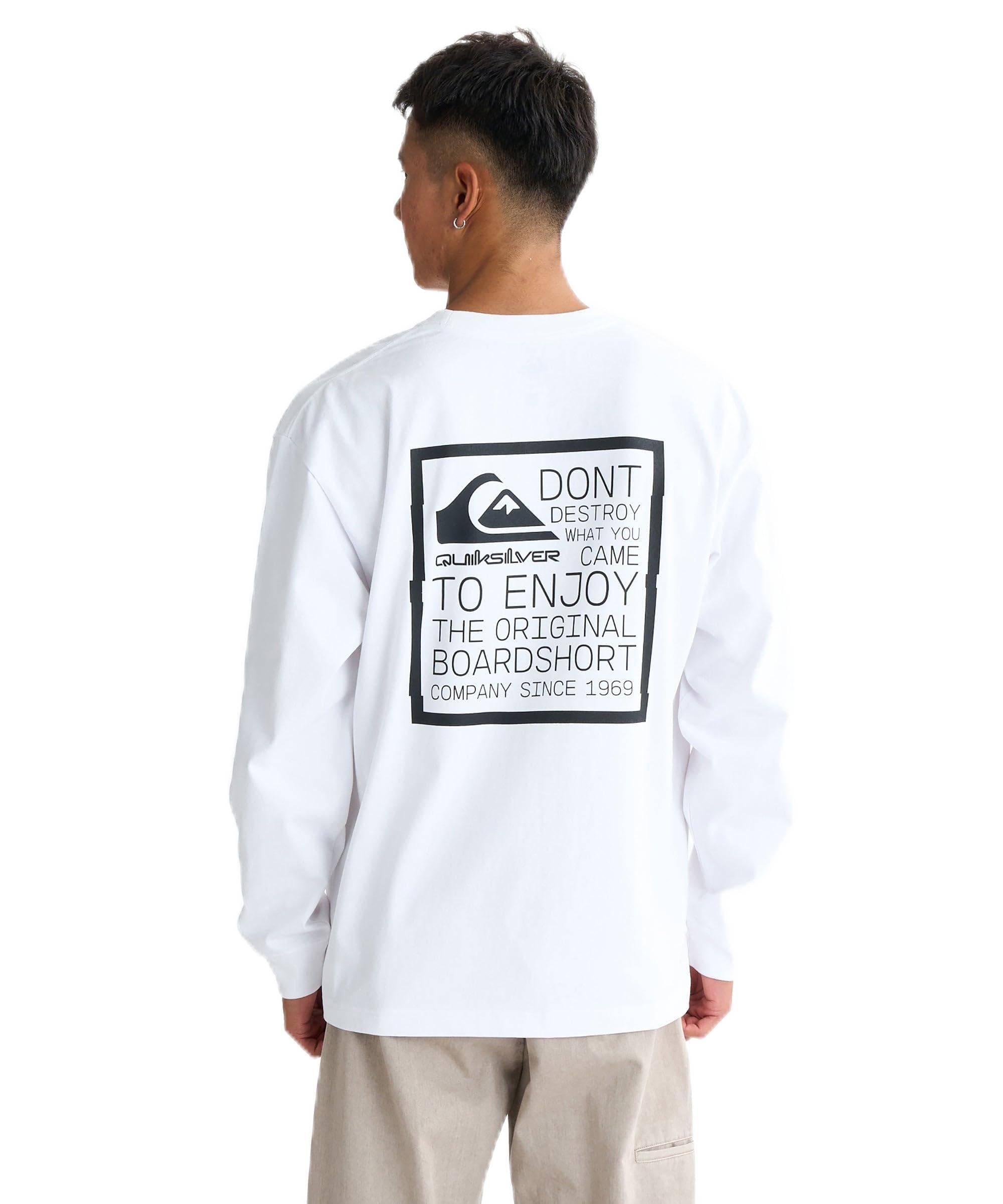Quiksilver Modern TC DISTORTED BOX LT Мужской Белый