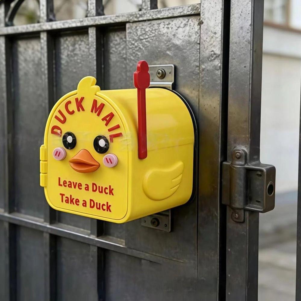Gift Magnetic Duck Mailbox 3D Printed Door Decoration Sailor 3D Printed Duck Home Decor
