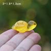 1Pcs Colorful Luminous Mini Tortoise Micro Landscape Figure Ornament Diy Glowing Turtle Miniature Statue Potted Garden Decor