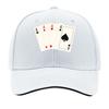 Four Aces Poker Card Fan Hip Hop Hat Fashion Outdoor Sports Sandwich Baseball Cap