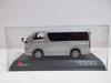 Kyosho Jcollection scale Toyota Hiace Super GL 200 series miniature car in silver mica metallic 1/43
