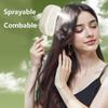 Peine Eléctrico con Spray Recargable por USB Peine para el Cuidado del Cabello Promueve Cabello Voluminoso Peine Multifunción Antiestático