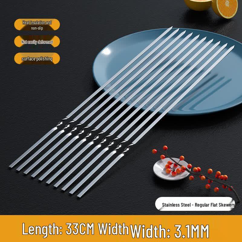 oeny Stainless Steel BBQ Skewers