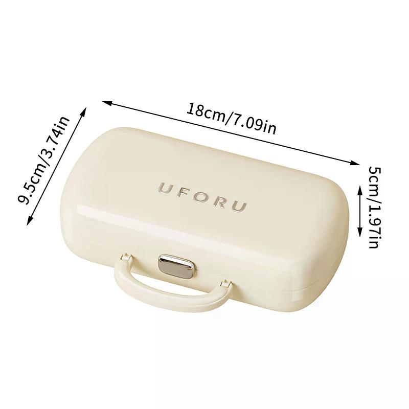 Multi-Functional Dustproof Storage Box Creative Sewing Box Portable Student Manual Sewing Including Needles Threads