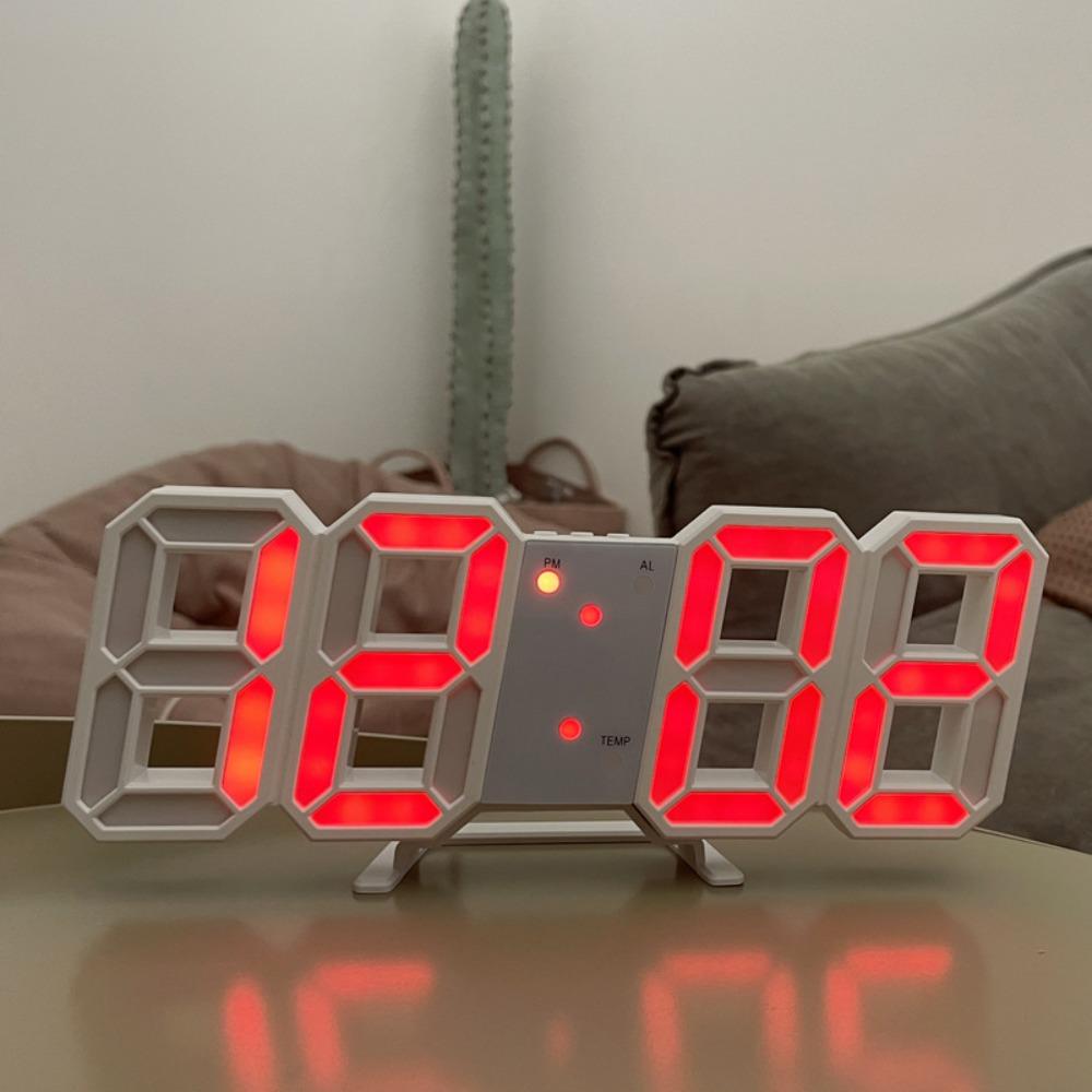 Digital Wall Clock Desk Watches Electronic Alarm Modern Home Decoration for Bedroom Decor Interior Led Table Clocks Living Room
