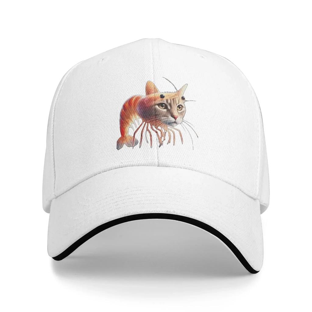 Trippi Troppi Cat Shrimp Baseball Cap Italian Brainrot Yk Cool UnisexTeens Sun Visor Design Outdoor Sports Cap Birthday Gift