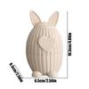 Bunny Candy Dish Cute 3D Printed Easter Bunny Shaped Serving Containers Bowl for Candy for Home Party Table Cookie Snack Sugar