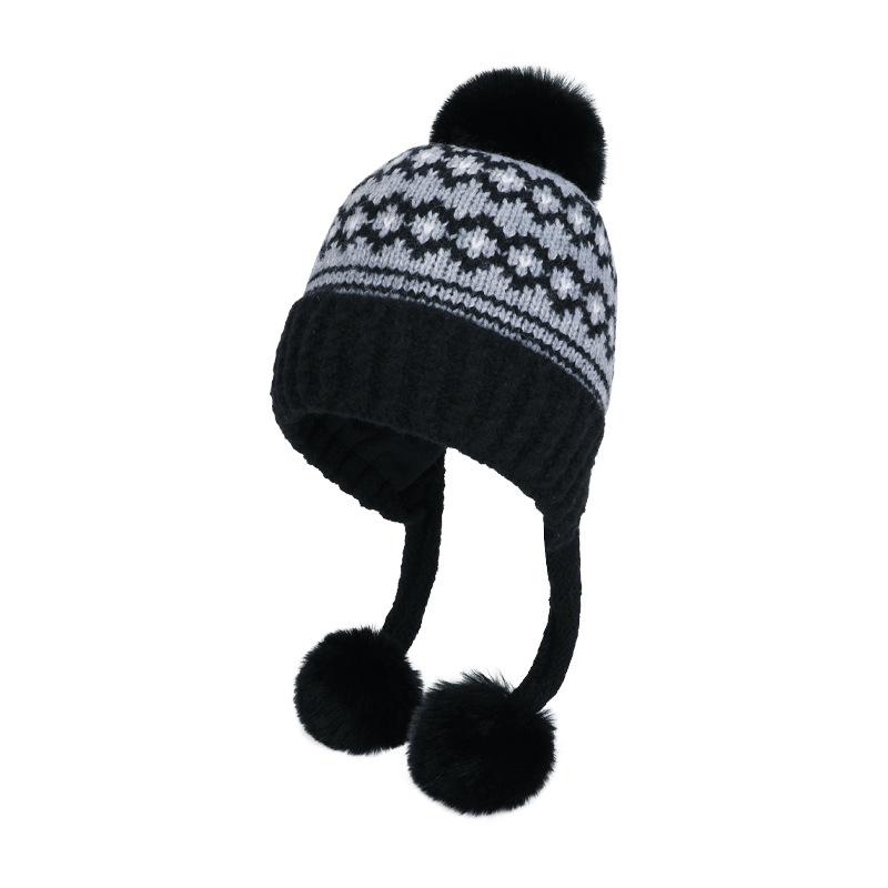 Women s Velvet Warm Knitted Hat