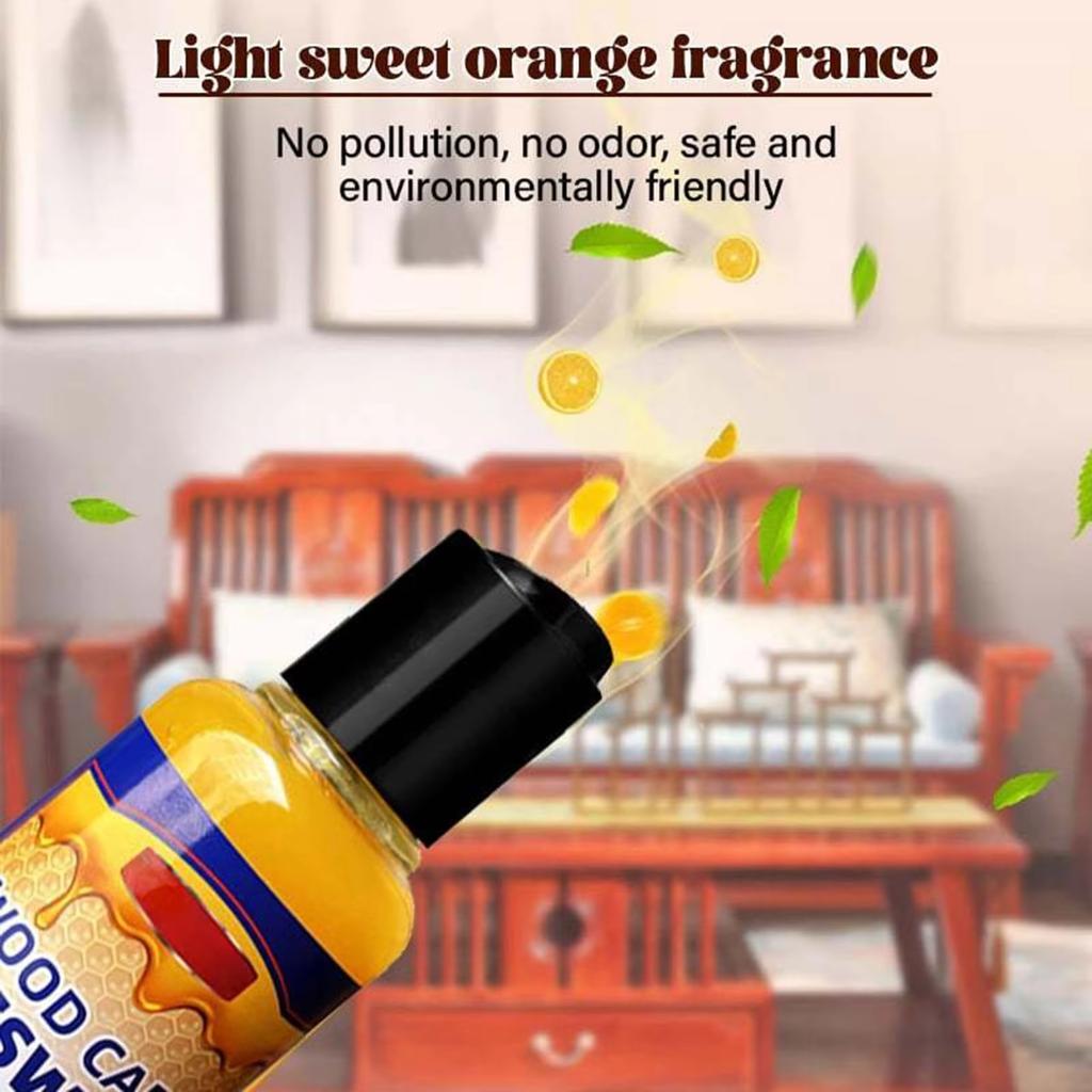 Natural Micro-Molecularized Beeswax New Natural Wood Polish, Furniture Polish Beeswax Spra for Floor Table Chair Cabinet Home