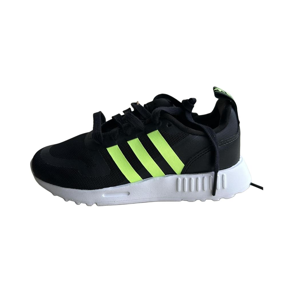 Adidas Originals Multix Sports Comfort Shock Absorption Durable Breathable Low-Top Kids Running Shoes Kids Running Shoes Black GY3778
