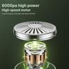 Portable Vacuum Cleaner for Home Car with Flat and Brush Nozzle Battery Display Dightal Screen