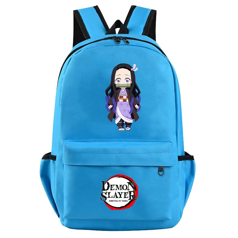 Anime Demon Slayer Backpack for Boy Girl Back To School Bag Large Capacity Backpack Bookbag for Kid Men Women Travel Bag Mochila