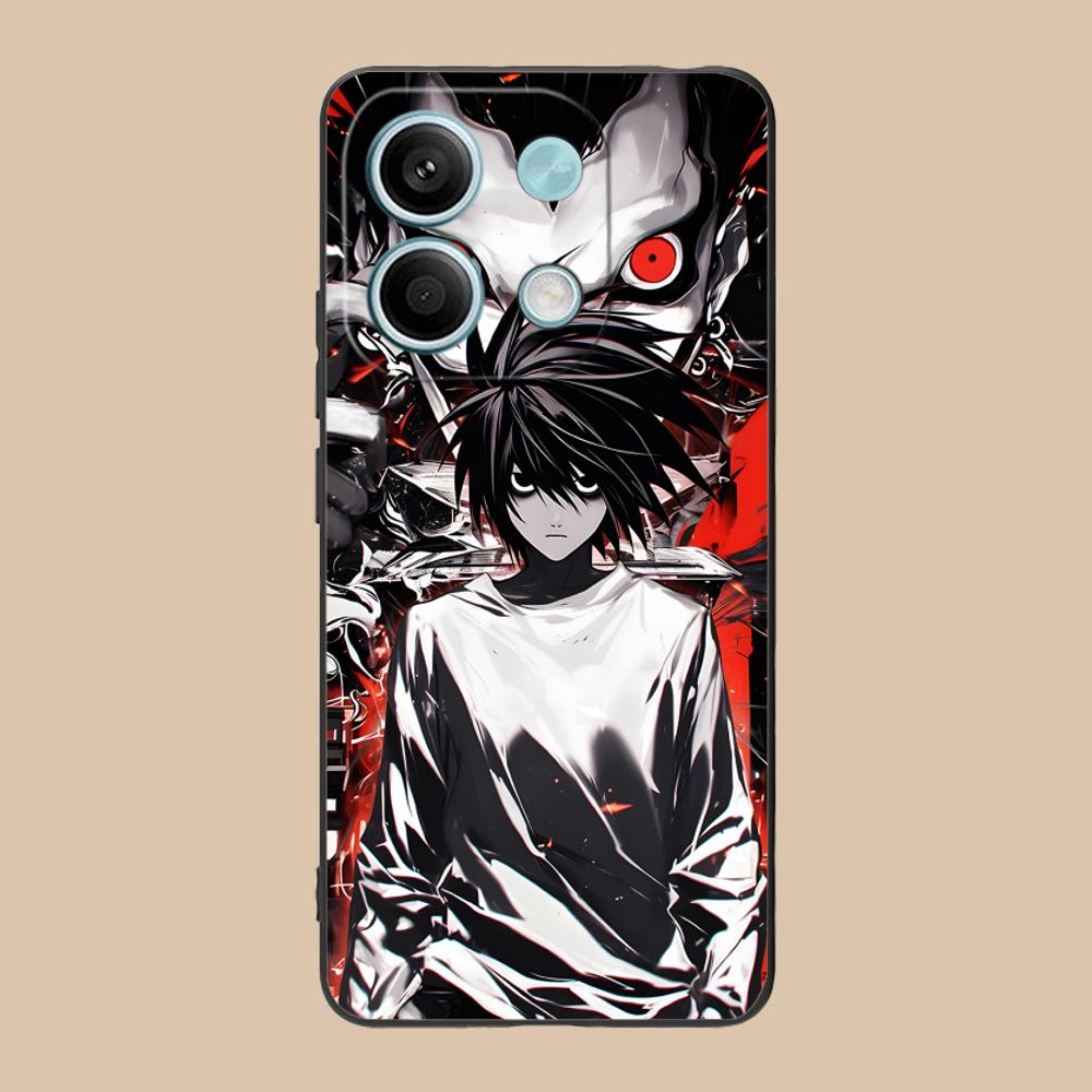 Death Note L Lawliet Mobile Phone Case for Xiaomi 15 14 13 12 Mi 11 T Ultra Lite Pro S X 5G Colorful Printing Cover Cover Pretty